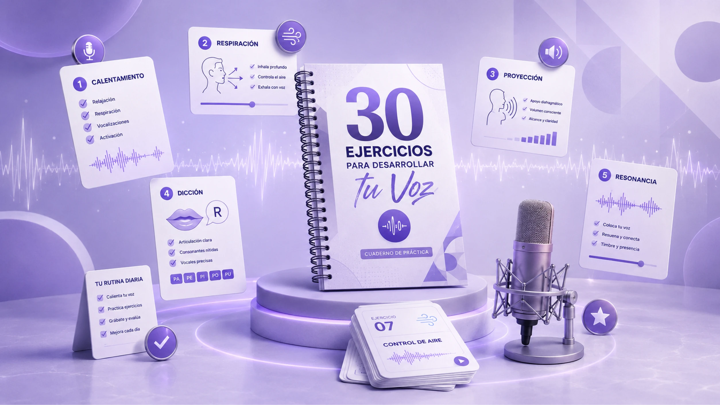 30 Ejercicios para Desarrollar tu Voz